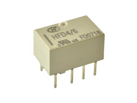 RELE ELECTROMAGNETICO MINIATURA DPDT - COIL 5VCC  - 2A - 10x6,5x5,4mm