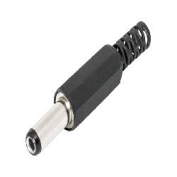 CONECTOR JACK ALIMENTACION 5,5x2,5mm LARGO 14mm