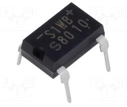PUENTE RECTIFICADOR 800v 1A - SOLDAR C.I. - DIP4
