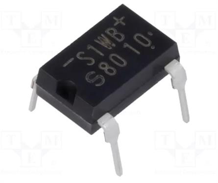 PUENTE RECTIFICADOR 800v 1A - SOLDAR C.I. - DIP4