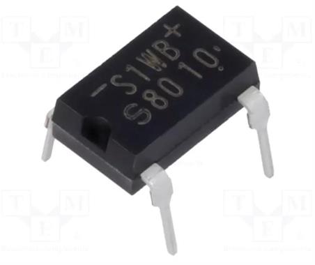 PUENTE RECTIFICADOR 800v 1A - SOLDAR C.I. - DIP4