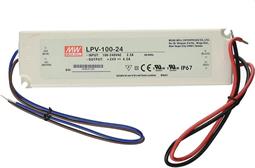 FUENTE DE ALIMENTACION CONSTANTE MEANWELL - 24V - 4,2A - 100W - WATERPROOF IP67 - 190x52.5x37mm