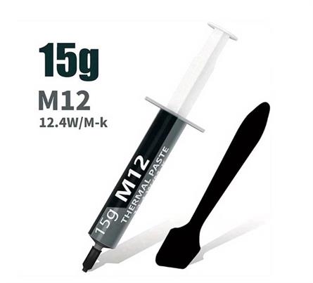 PASTA TERMICA NANOTEC M12 - 12.4 W/mK - JERINGA 15 GR  - REFRIGERANTE CPU GPU CONSOLAS - ALTA CALIDAD