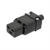 CONECTOR ALIMENTACION IEC 60320 - C19 - HEMBRA - AEREO - 16A - TERM .TORNILLO