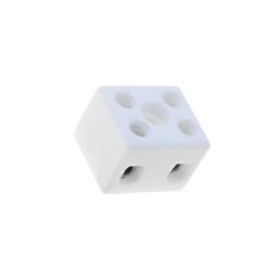BLOQUE DE BORNAS PARA ALTAS TEMPERATURAS - 2 ELEMENTOS - 32A 450V - CERAMICO - 16X18mm