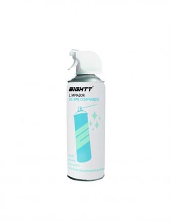 LIMPIADOR - SOPLAPOLVO A GAS COMPRIMIDO EIGHTT - GRAN CAPACIDAD - 400ml