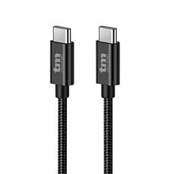 CONEXION USB C 3.0 - USB TIPO C - 3A - 2 METROS -  NYLON