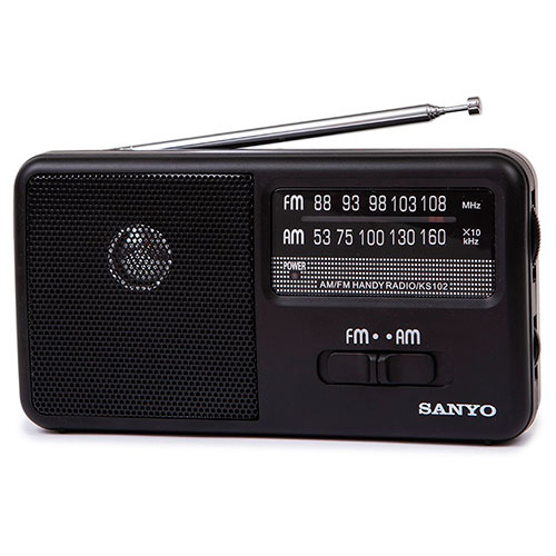 RADIO PORTATIL SANYO - FM AM - CON ALTAVOZ