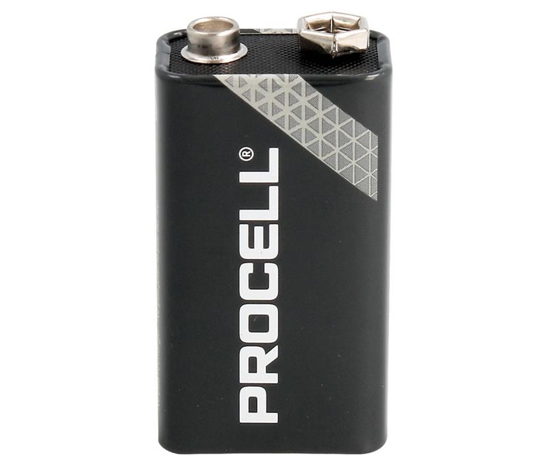 PILA ALCALINA PROCELL INDUSTRIAL 9V / 6LF22 - CAJA 10 UNIDADES