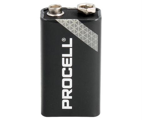 PILA ALCALINA PROCELL INDUSTRIAL 9V / 6LF22 - CAJA 10 UNIDADES