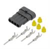 CONECTOR SUPERSEAL - AUTOMOCION - MACHO - 4 PIN - IP67 --- KIT CARCASA + SELLOS + TERMINALES