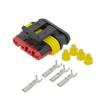 CONECTOR SUPERSEAL - AUTOMOCION - HEMBRA - 4 PIN - IP67 --- KIT CARCASA + SELLOS + TERMINALES