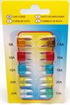 KIT DE FUSIBLES AUTOMOCION - MINI - 10 UNIDADES -  5A 7,5A 10A 15A 20A 25A 30A