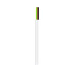 CABLE DE TELEFÓNO PLANO - 6 HILOS - BEIGE - 1 METRO