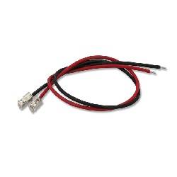 CONECTOR HEMBRA UNIVERSAL 2 POLOS [BATERIAS - LITIO - LI-PO] PAREJA ROJO + NEGRO