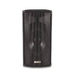 CAJA ACUSTICA NEGRA 2 VIAS REJILLA COMPLETA 8" - 300W - 450x290x265mm - NEGRO