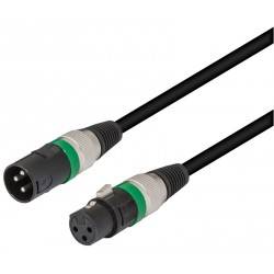 CONEXION NIMO AUDIO XLR 3 PIN MACHO - XLR 3 PIN HEMBRA - 5m