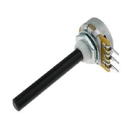 POTENCIOMETRO LINEAL MONOVUELTA 100R - 250mW - EJE 41x6mm - CUERPO METAL V